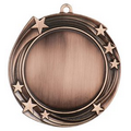 Medal, "Insert Holder", Double - Holds (2) - 2-3/4" Dia